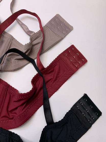 Elegant Demi Cup Padded Push-up Under Wire Bra