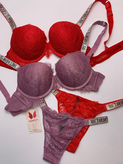 Victoria secret Bridal Padded Pushup Wired Bra set