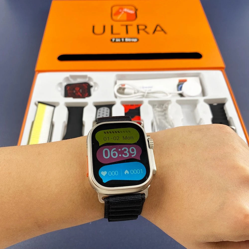 Ultra 7 In 1 Smart Watch 2.01 Infinite Display