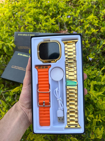 X10 Ultra 3 Max Golden Edition Smartwatch