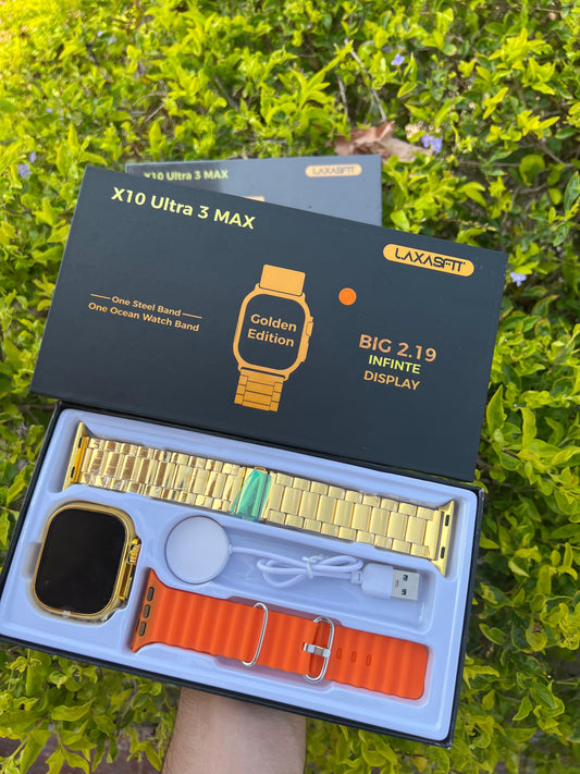 X10 Ultra 3 Max Golden Edition Smartwatch