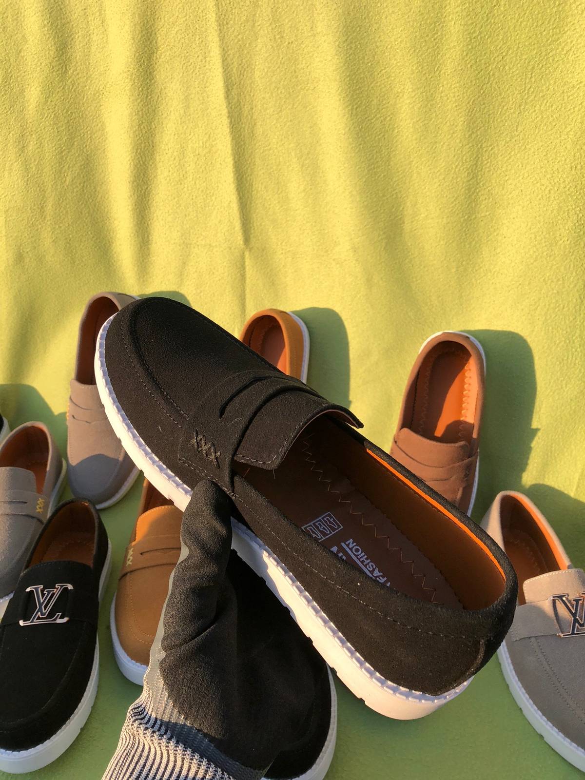 Premium Suede Loafers Black (Medicated Sole)